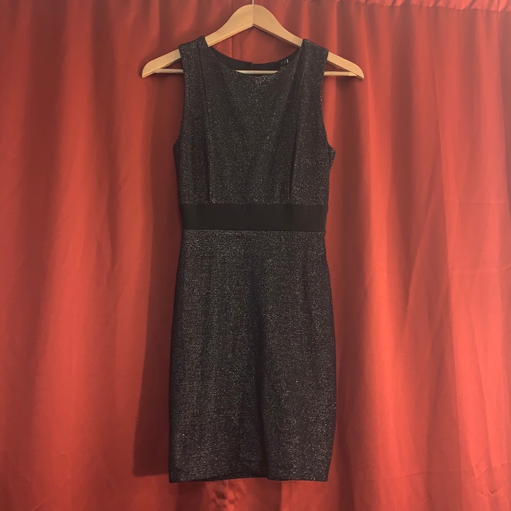 Forever21 sparkly form fitting black dress